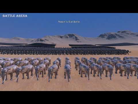 Alliance of Elves and Men vs Mordor Army | Ultimate Epic Battle Simulator | UEBS