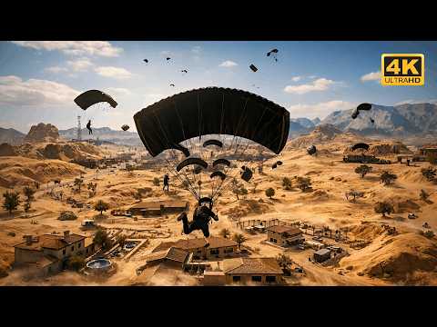 PUBG PC : Miramar SMG Challenge TPP 4K Sniper Gameplay (No Commentary)