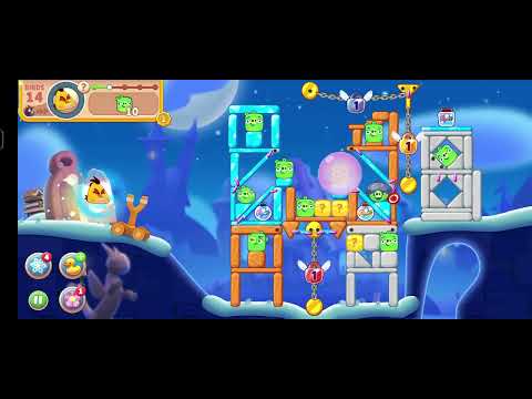 Angrybird Journey land 21  Wizard's Library Cross Level 3476 To 3480  V#918  #nocopyright