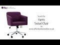 Harris Fabric Swivel Chair Features and User Guide - OfficeFurnitureOnline.co.uk