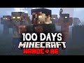 I Spent 100 Days in a Zombie Apocalypse in Minecraft... Here's What Happened