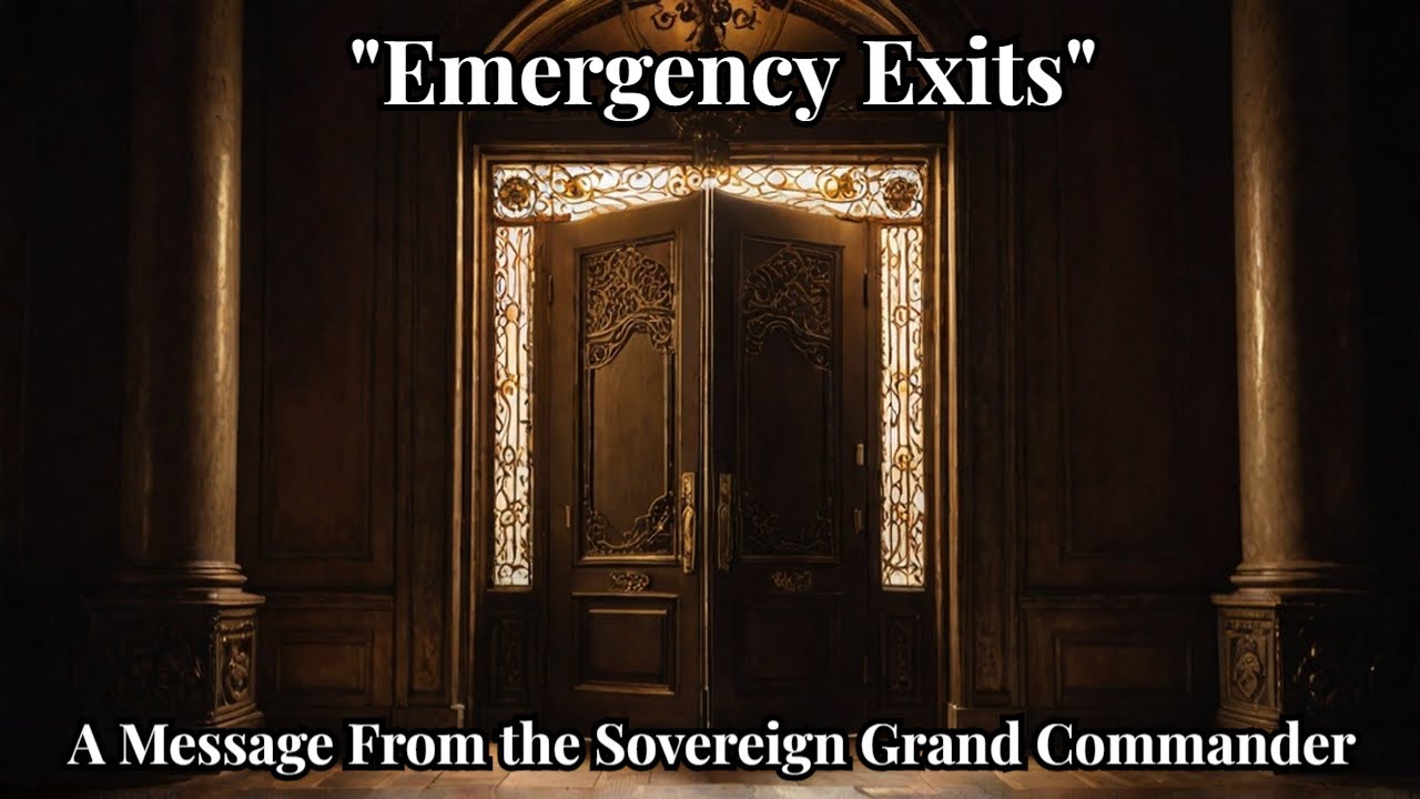 "Emergency Exits"- A Message From the Sovereign Grand Commander