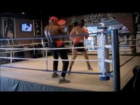 Spencer Steele 25, 6'0", 154lbs sparring 6'2", 195lbs boxer