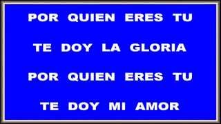 POR QUIEN ERES TU  (COALO ZAMORANO)