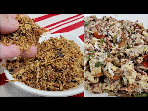 BREAKFAST | Machaca with Eggs Recipe | Mexican Dried Beef and Eggs Recipe