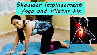 Shoulder pain with rounded shoulders posture Yoga and Pilates Fix!