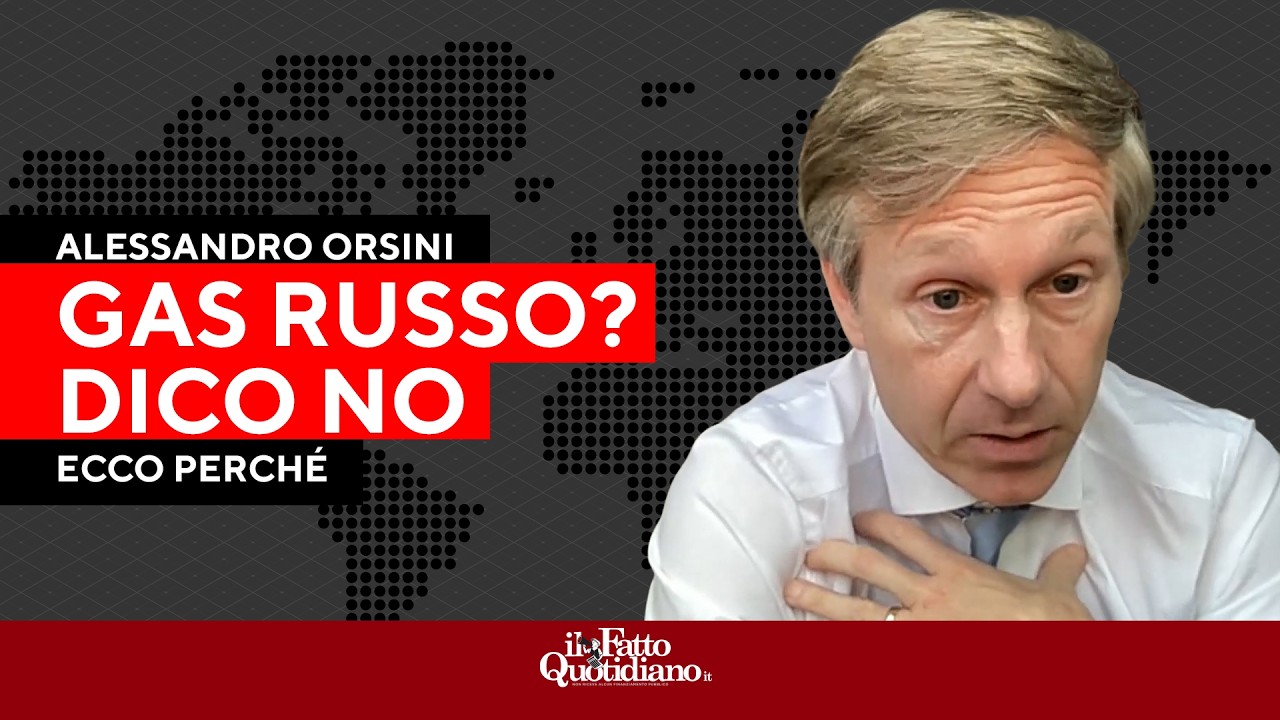 Gas dalla Russia? Orsini spiazza: “Ecco perché oggi dire di sì sarebbe un suicidio diplomatico”