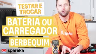 Testar e trocar bateria ou carregador de berbequim