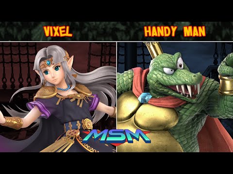 MSM Online 3 - Vixel (Zelda) Vs Handy Man (King K. Rool)  - Smash Ultimate