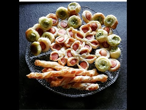 4 IDEE PER UN BUFFET | RUSTICI IN PASTA SFOGLIA| ANTIPASTI VELOCI