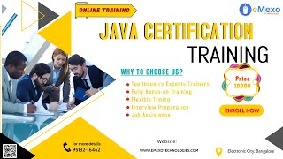 Java Certification Training Course in Electronic City Bangalore | eMexo Technologies