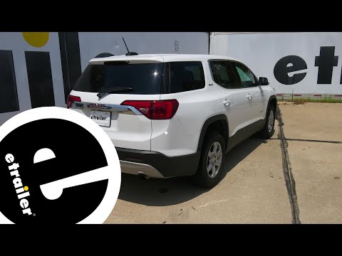 Set up: Curt T-Connector Vehicle Wiring Harness for Factory Tow Package on a 2017 GMC Acadia