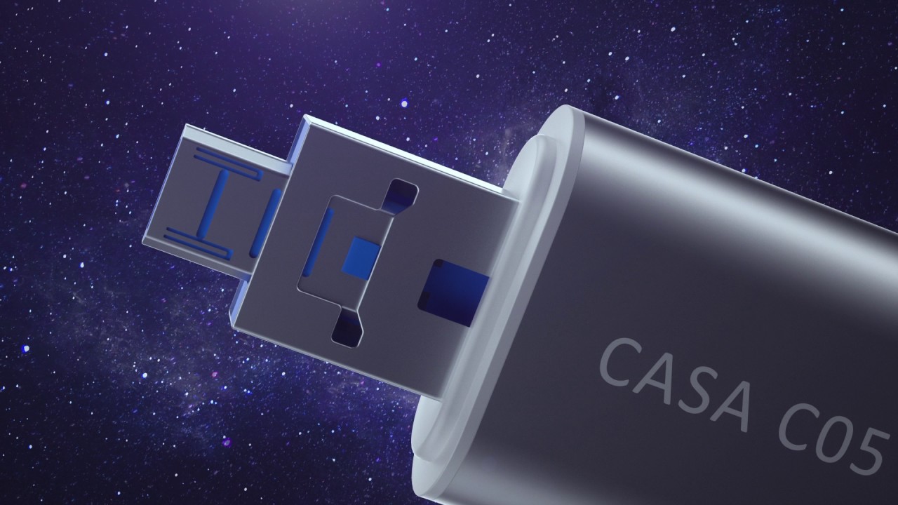 CASA C05 // 5-Port USB-C Card Reader (Gray) video thumbnail