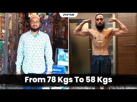 Weight Loss Alert - From 78 kgs to 58 kgs | Fat to Fit | Fittr