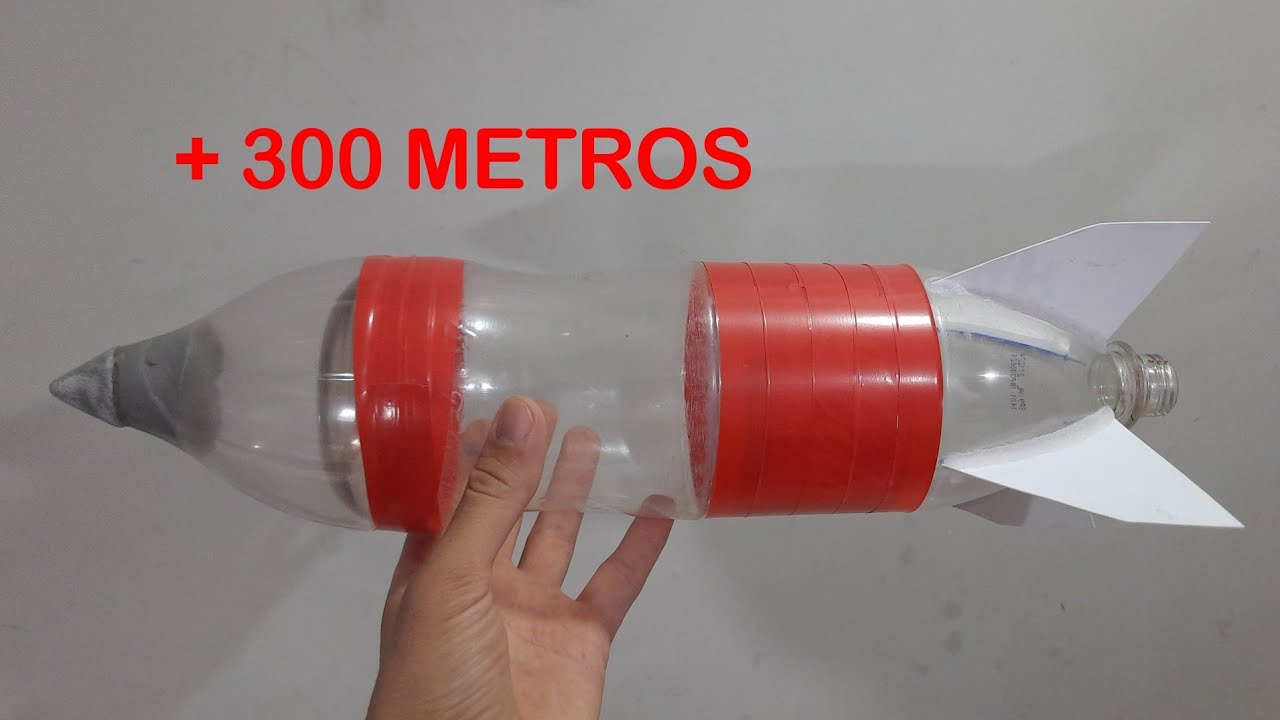 Como fazer um foguete de garrafa pet que voa 300 metros - MOBFOG