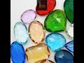 Top Quality Multi color Faceted cut Hydro Glass Gemstone Cabochons