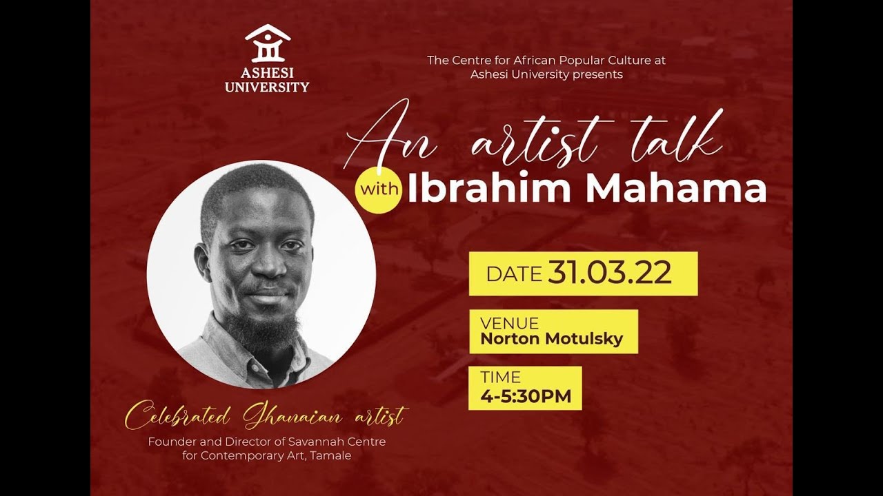 Guest Lecture: Ibrahim Mahama, Founder & Director for Savannah Centre for Contemporary Art, Tamale