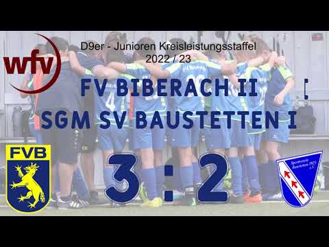 FV Biberach II : SGM SV Baustetten I - D9 Junioren Kreisleistungsstaffel