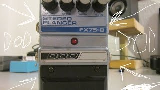 Video thumbnail for Hidden Gem:  DOD Stereo Flanger FX75-B by hovercraft Artifact
