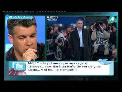 Intenso cara a cara entre Siro López y Julio Pulido por la entrevista a Mourinho para Punto Pelota