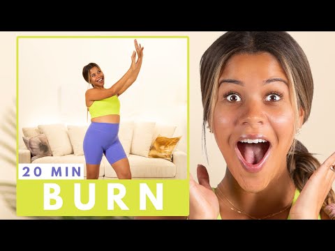 20 Minute Beginner At Home HIIT Cardio Walking Workout