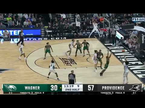 11/28/23 Providence vs. Wagner; Providence Elite Ball Movement