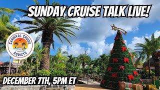 Sunday Cruise Talk Live! | Let's Talk Cruising!