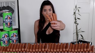 Leah Shutkever Eats 23 Hot Dogs