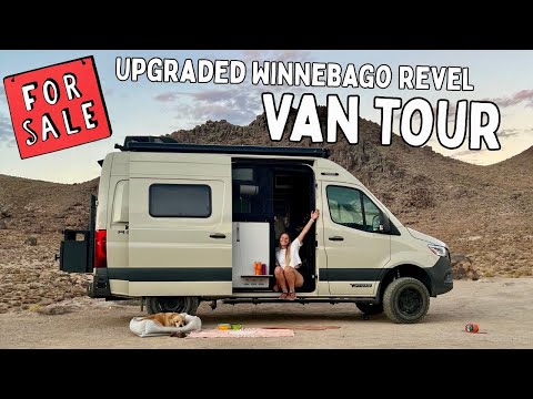 Solo Female Travel Nurse Van Tour - 2023 Winnebago Revel Sprinter Campervan FOR SALE!