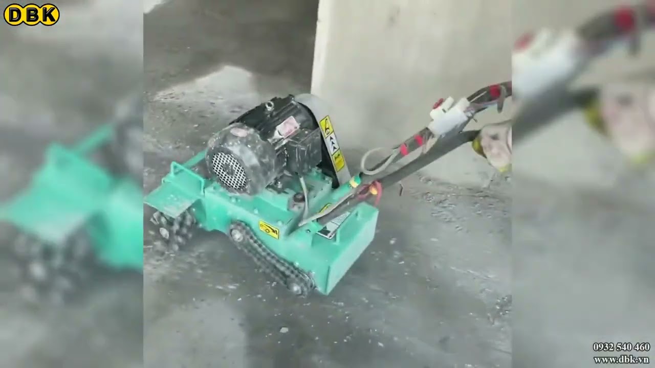 Video Máy băm nền bê tông HSQ600B - Máy băm nền bê tông HSQ600B