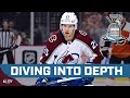 Diving into the Colorado Avalanche depth chart as they head into the offseason