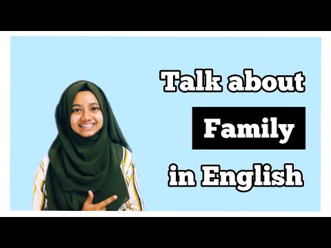 পরিবার নিয়ে ইংরেজিতে কথা বলা | Talking about family in English | Spoken English lesson