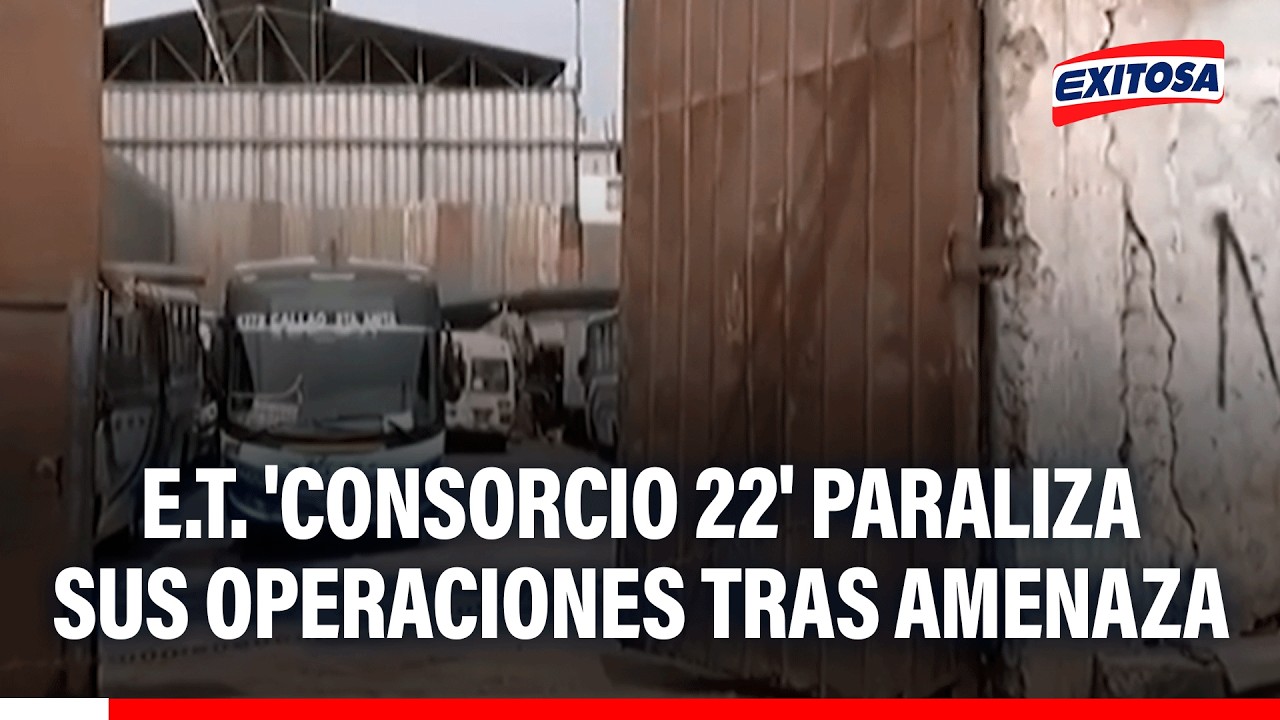 🔴🔵 Empresa de Transportes 'Consorcio 22' paraliza sus operaciones tras amenaza