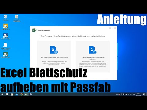 Unprotect Excel sheets - Tutorial