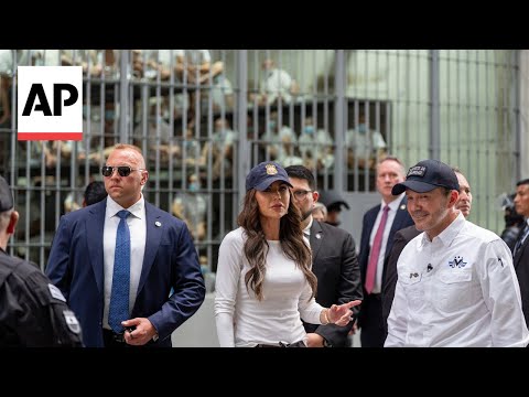 AP photographer describes tour of El Salvador prison with Kristi Noem