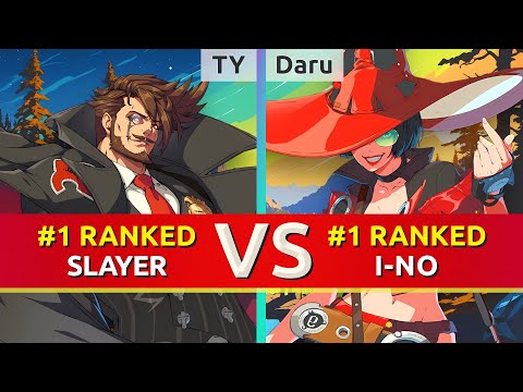 GGST ▰ TY (#1 Ranked Slayer) vs Daru (#1 Ranked I-No). High Level Gameplay