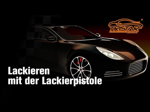 TRISTARcolor - Lackieren mit der Lackierpistole -  Basislack, Klarlack und Härter