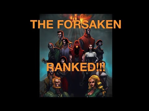 The Most Powerful Forsaken Ranked! - A Wheel of Time Video