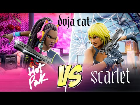Fortnite - Doja Cat: Hot Pink VS Scarlet (Official Trailer)