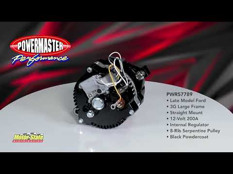 Powermaster High Output Ford Alternator