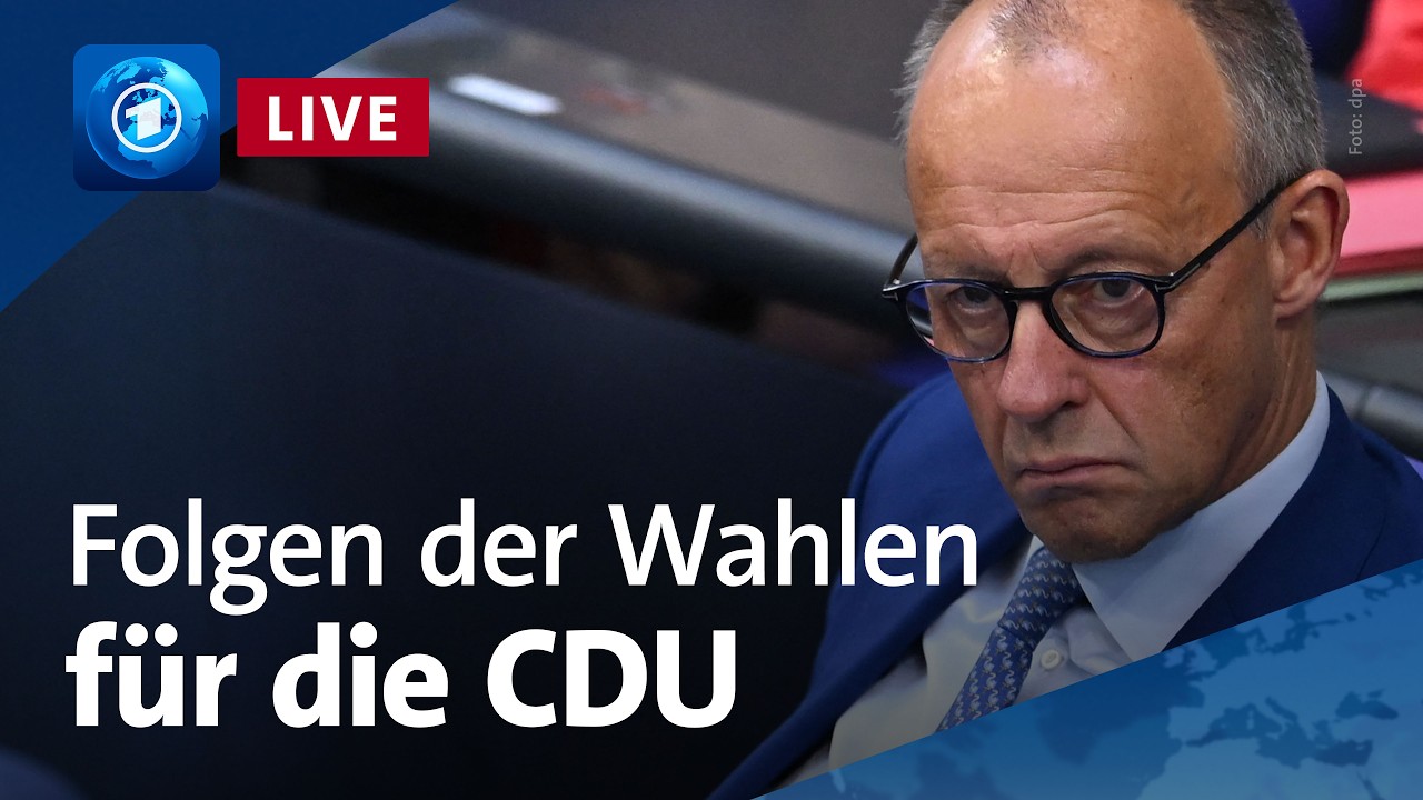Zustand der CDU nach den Kommunalwahlen in Niedersachsen | 🌍 tagesschau24 Top-Thema, 14.9.2026