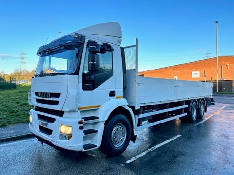 FJ58 FMP - Iveco Stralis 310 Rear Lift Dropside Flatbed | Law Truck Centre UK