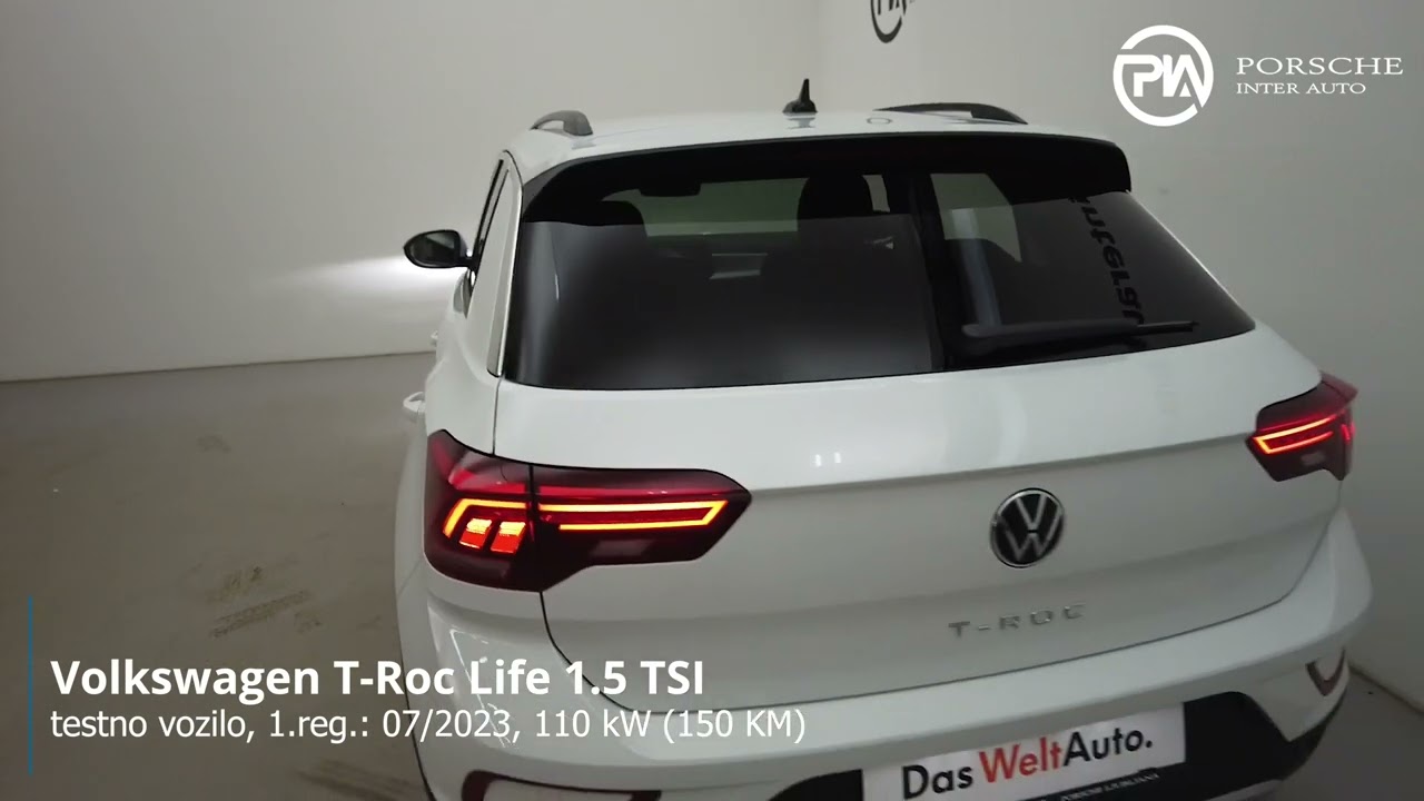 Volkswagen T-Roc Life 1.5 TSI - SLOVENSKI