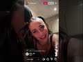 TATE MCRAE Getting Ready For JINGLE BALL On Instagram Live 12 13 21