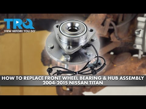 How to Replace Front Wheel Bearing & Hub Assembly 2004-2015 Nissan Titan