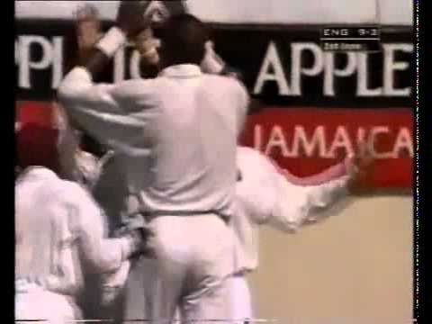WORST PITCH OF ALL TIME   JAMAICA 1998 West Indies v England 1st test by adil