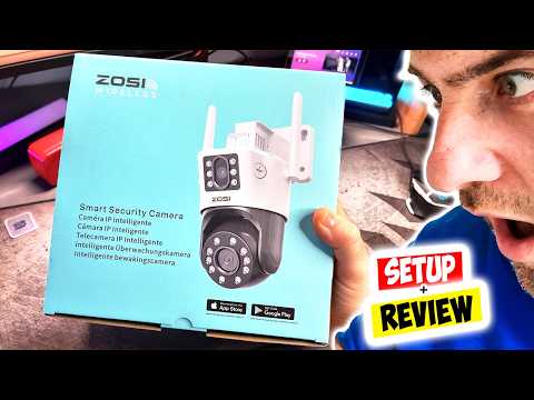 Best Dual Lens Security Camera | ZOSI C298 Max Dual-Lens WiFi Camera