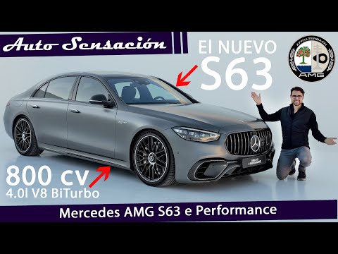 Presentación Mercedes AMG S63 e performace 2023 . El Clase S más potente de la Historia.