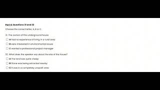 Listen part four ( experimental housing design for house) @ieltslisteningpro.24
