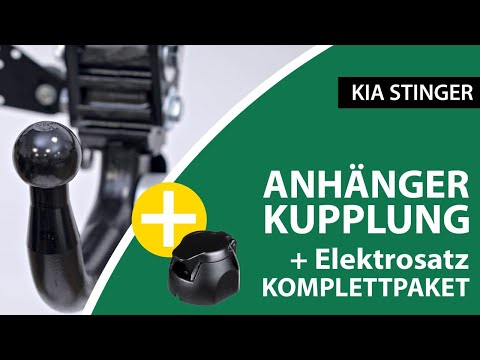 Anhängerkupplung abnehmbar KIA STINGER  | GDW Komplettsatz + Montage von Rameder